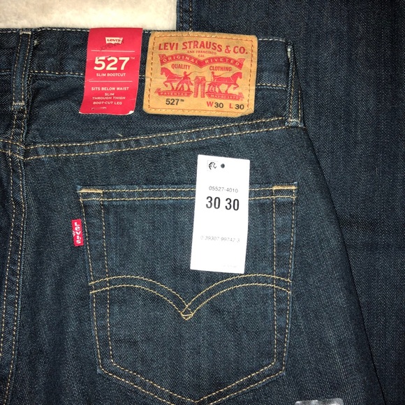 NWT! Men’s Levi’s Jeans! Crisp Navy Blue Denim - Picture 6 of 6